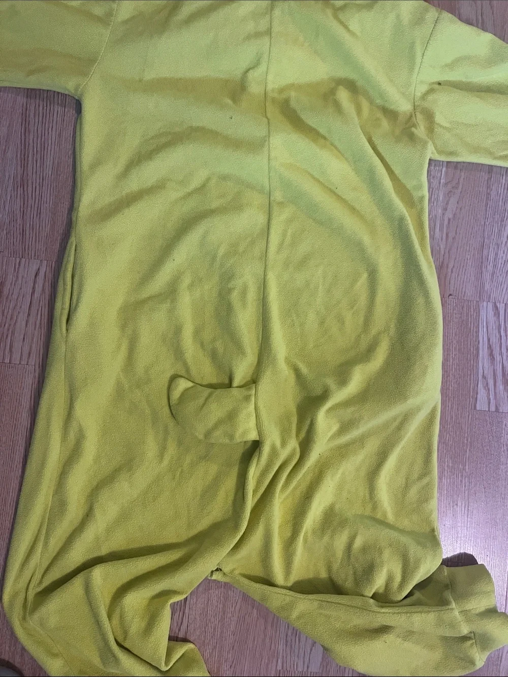 Yellow Duck Onesie Costume with White Belly